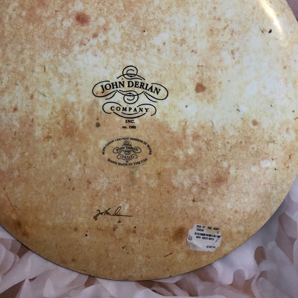 Hand Blown Glass Decoupage Plate - Blue Bird (EUC) - Picture 6 of 7